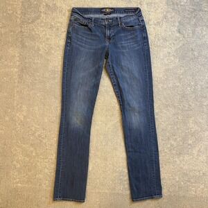 Lucky Brand Sweet N Straight Jeans Womens 6 28 Blue Low Rise Stretch Denim
